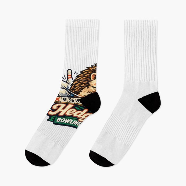 Item preview, Hedgehog Bowling League Retro Sports Mascot designed and sold by TheRealTaria.
