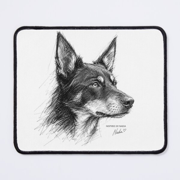 Item preview, Inspired Dog Sketch Collection #002 | Australian Kelpie designed and sold by PH Creator Studio.