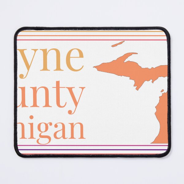 Item preview, Wayne County Michigan Highlighted on State Map designed and sold by TheIconSmith.