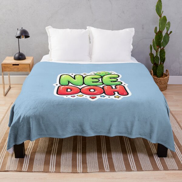Item preview, Cute Nee Doh Inspired Bubble Letter Sticker | Kawaii Glossy Typography | Sensory Squishy Aesthetic designed and sold by Bhaskar Digital Art.