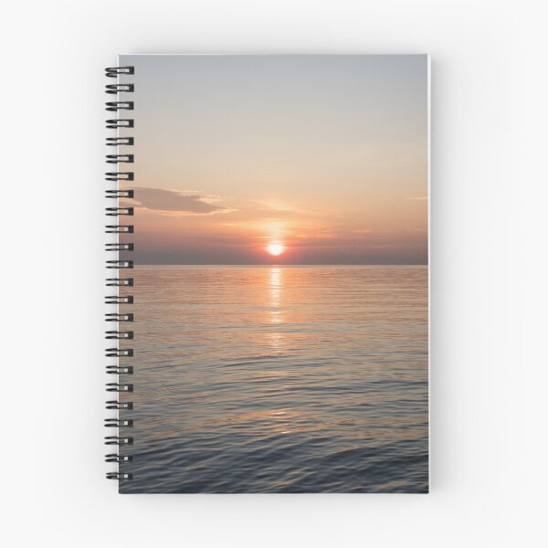 Item preview, Serene Ocean Sunset in Hot Orange designed and sold by Georgia Mizuleva.