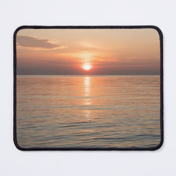 Item preview, Serene Ocean Sunset in Hot Orange designed and sold by Georgia Mizuleva.