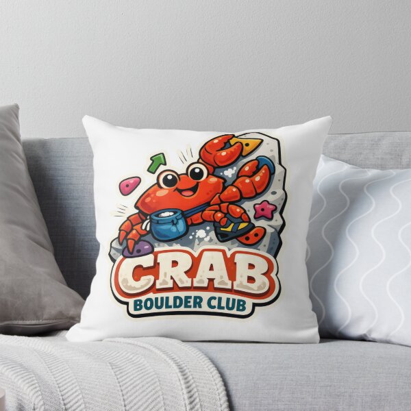 Item preview, Crab Bouldering Club Retro Sports Mascot designed and sold by TheRealTaria.