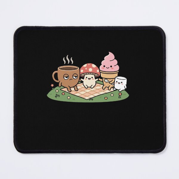 Item preview, Cute Kawaii Food Picnic Chibi Art designed and sold by SiarheiYur.