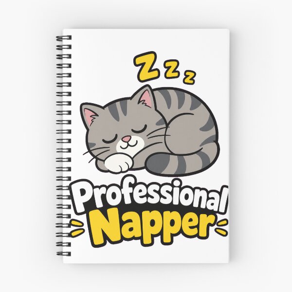 Item preview, Professional Napper Funny Cat designed and sold by VisualArtsOasis.