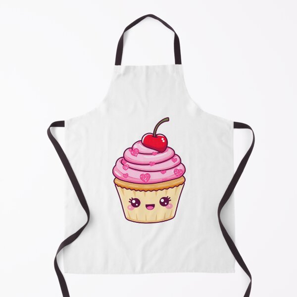 Item preview, Cherry Cupcake Sticker – Pink Frosting Dessert Vinyl Decal for Laptop, Water Bottle, Journal, Planner & Bakery Lovers designed and sold by Pandey14.
