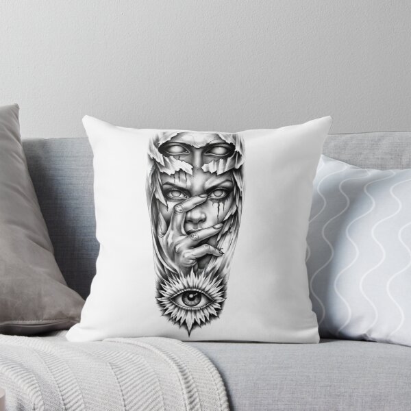 Item preview, Surreal Hidden Face All Seeing Eye Art designed and sold by RoyalDeluxGo.