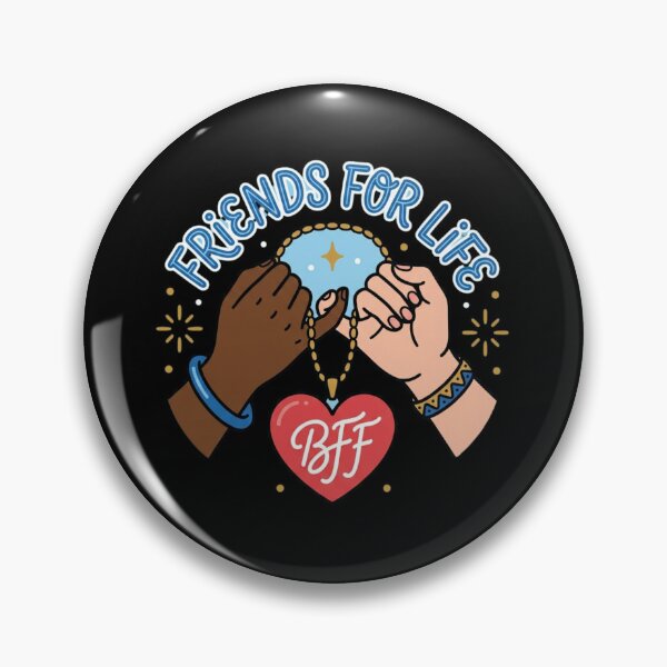 Item preview, For Life BFF Heart Pinky Promise Design designed and sold by SiarheiYur.