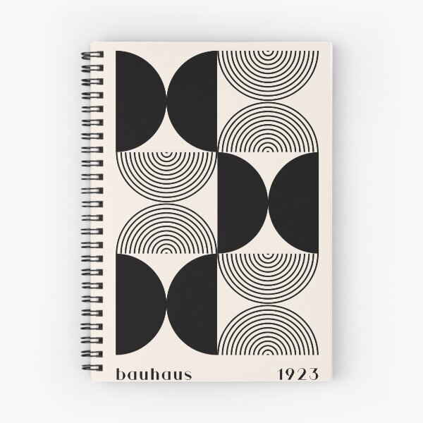 Item preview, Bauhaus Monochrome Geometric Semi-Circle designed and sold by FaizArtShop.
