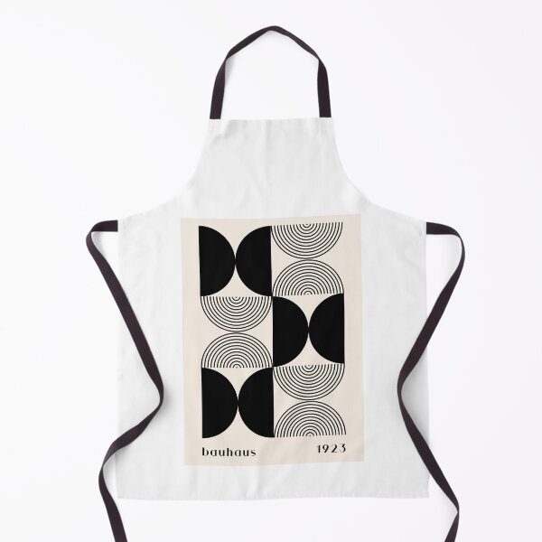 Item preview, Bauhaus Monochrome Geometric Semi-Circle designed and sold by FaizArtShop.