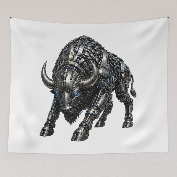 Item preview, Steel Bison V5 – Industrial Cyber Bison Robot | Mechanical Buffalo | Steelcoat Studio designed and sold by SteelCoat Studio.