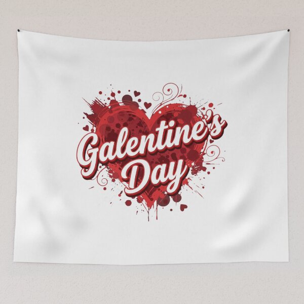 Item preview, Galentine's Day Bold Heart Paint Splatter Design designed and sold by SiarheiYur.
