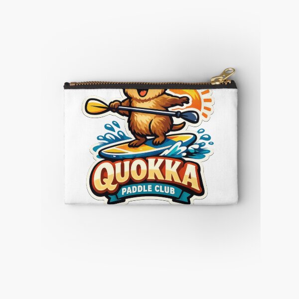 Item preview, Quokka Paddleboard Club Retro Sports Mascot designed and sold by TheRealTaria.