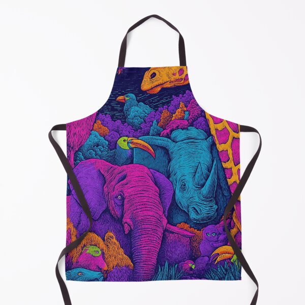 Item preview, Psychedelic Neon Safari designed and sold by veyraatelier.