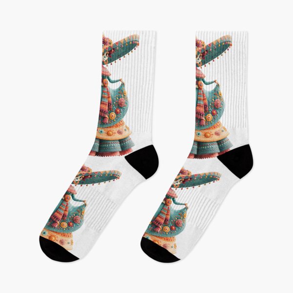 Item preview, Dia de Muertos Catrina Lady | Floral Sombrero Mexican Art designed and sold by MythicMood.