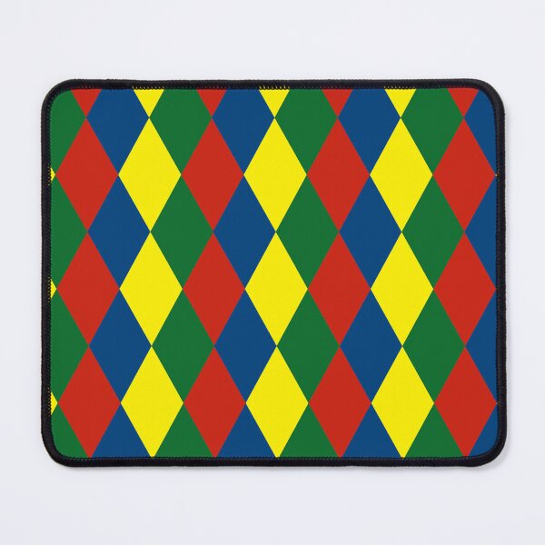 Item preview, Narrowboat Harlequin Diamonds Pattern designed and sold by HotHibiscus.