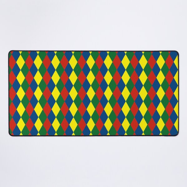 Item preview, Narrowboat Harlequin Diamonds Pattern designed and sold by HotHibiscus.