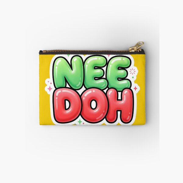 Item preview, Cute Nee Doh Inspired Bubble Letter Sticker | Glossy Kawaii Typography | Colorful Squishy Aesthetic designed and sold by Bhaskar Digital Art.