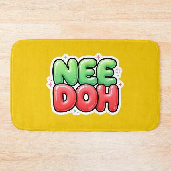Item preview, Cute Nee Doh Inspired Bubble Letter Sticker | Glossy Kawaii Typography | Colorful Squishy Aesthetic designed and sold by Bhaskar Digital Art.