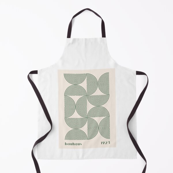 Item preview, Bauhaus Dark Green Line Art Geometric designed and sold by FaizArtShop.