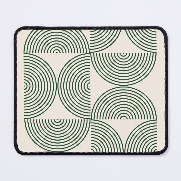 Item preview, Bauhaus Dark Green Line Art Geometric designed and sold by FaizArtShop.