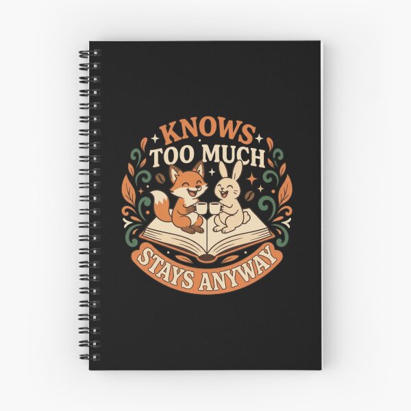 Item preview, Knows Too Much Stays Anyway Fox Bunny Book designed and sold by SiarheiYur.