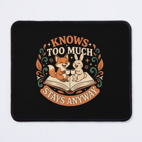 Item preview, Knows Too Much Stays Anyway Fox Bunny Book designed and sold by SiarheiYur.