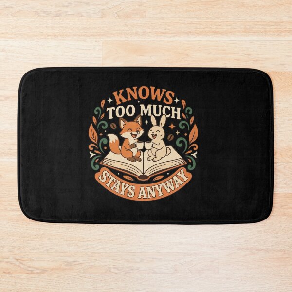 Item preview, Knows Too Much Stays Anyway Fox Bunny Book designed and sold by SiarheiYur.