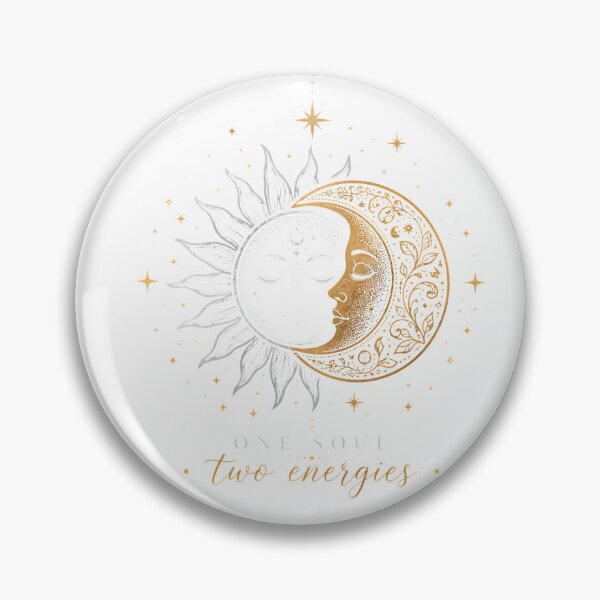 Item preview, One Soul Two Energies | Sun Moon Celestial Boho T-Shirt designed and sold by CalmMandala.