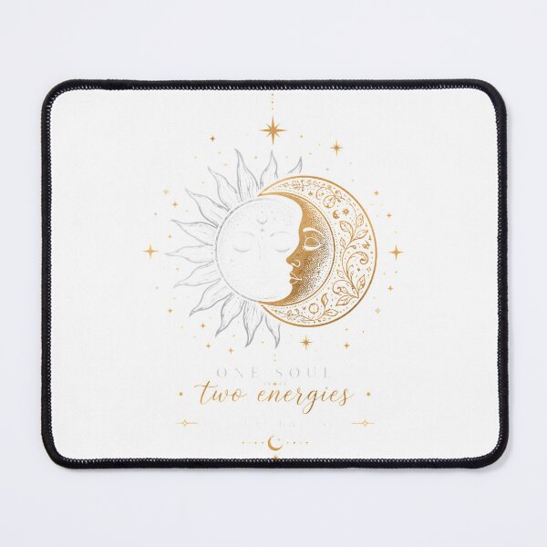 Item preview, One Soul Two Energies | Sun Moon Celestial Boho T-Shirt designed and sold by CalmMandala.