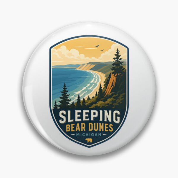 Item preview, Sleeping Bear Dunes Michigan National Lakeshore Travel Hiking Souvenir designed and sold by Simsimah26Parks.