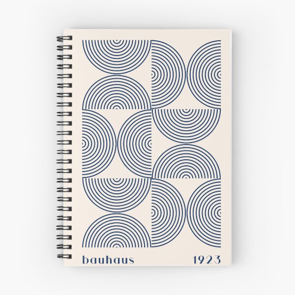 Item preview, Bauhaus Navy Blue Line Art Geometric designed and sold by FaizArtShop.