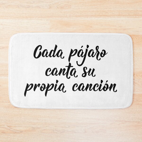 Item preview, Every bird sings its own song - text in Spanish designed and sold by pidzam4e.