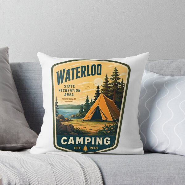 Item preview, Waterloo State Recreation Area Michigan Camping Est. 1970 Michigan Outdoors Adventure designed and sold by Simsimah26Parks.