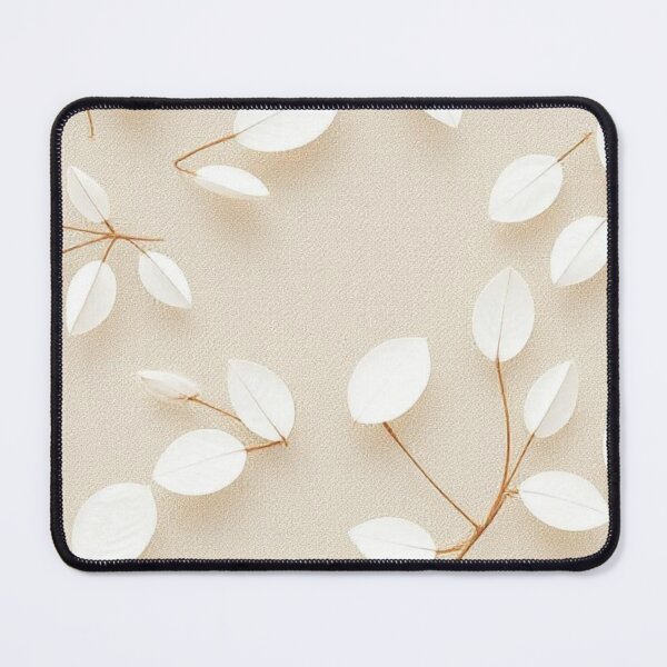 Item preview, Minimalist 3D Paper Leaves Pattern - Aesthetic Beige Boho Botanical Art designed and sold by LYAN-STORE.