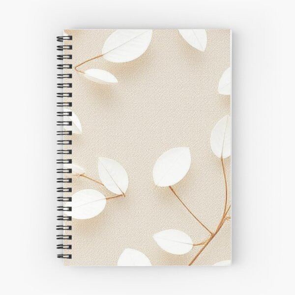 Item preview, Minimalist 3D Paper Leaves Pattern - Aesthetic Beige Boho Botanical Art designed and sold by LYAN-STORE.