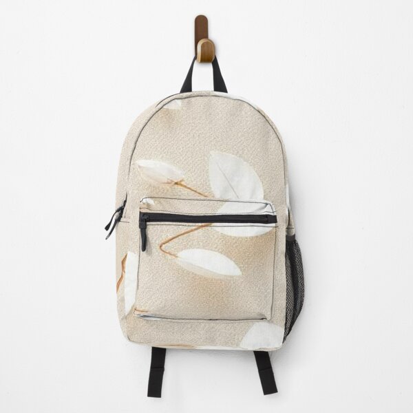 Item preview, Minimalist 3D Paper Leaves Pattern - Aesthetic Beige Boho Botanical Art designed and sold by LYAN-STORE.