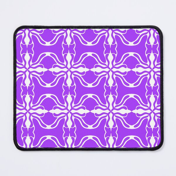 Item preview, Elegant Violet and White Mediterranean Damask Seamless Pattern designed and sold by VOYID ART STUDIO.