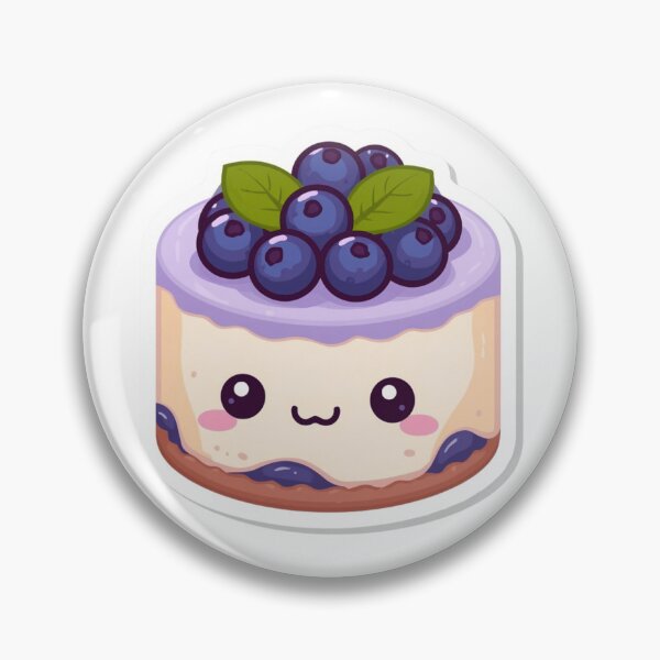 Item preview, Blueberry Cheesecake Sticker – Berry Dessert Vinyl Decal for Laptop, Water Bottle, Journal, Planner & Bakery Lovers designed and sold by Pandey14.