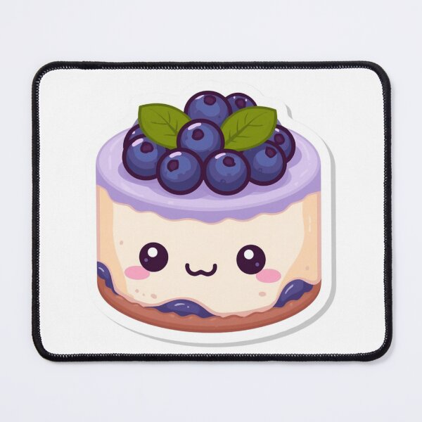 Item preview, Blueberry Cheesecake Sticker – Berry Dessert Vinyl Decal for Laptop, Water Bottle, Journal, Planner & Bakery Lovers designed and sold by Pandey14.