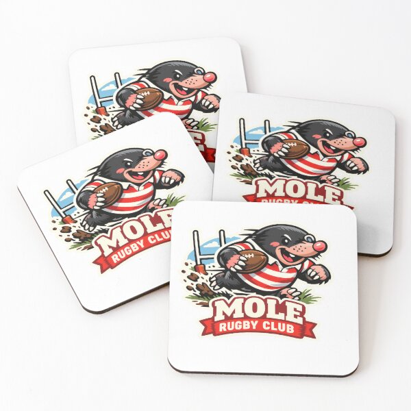 Item preview, Mole Rugby Club Retro Sports Mascot designed and sold by TheRealTaria.