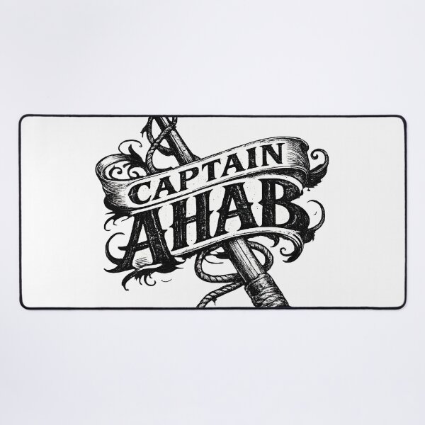 Item preview, Captain Ahab Legendary Whale Hunter Art designed and sold by Retr0Tshirts.