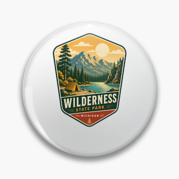 Item preview, Wilderness State Park Michigan Camping Hiking Outdoors Nature Travel designed and sold by Simsimah26Parks.