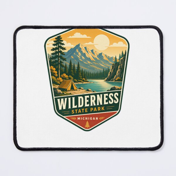 Item preview, Wilderness State Park Michigan Camping Hiking Outdoors Nature Travel designed and sold by Simsimah26Parks.