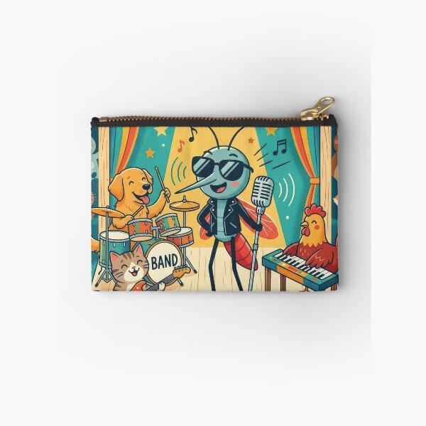 Item preview, Funny Domestic Animal Band with Mosquito Singer designed and sold by enes_photography.
