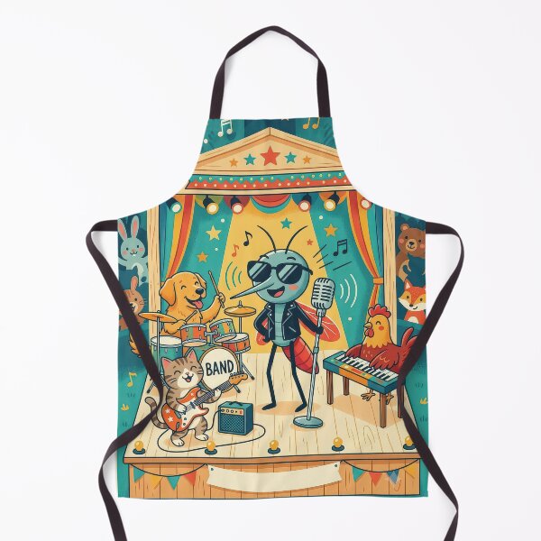 Item preview, Funny Domestic Animal Band with Mosquito Singer designed and sold by enes_photography.