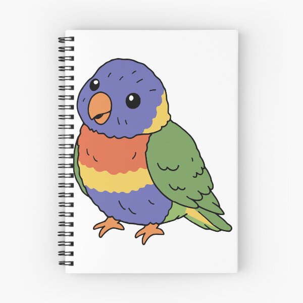 Item preview, Cute Chubby Rainbow Lorikeet designed and sold by Doodlywood.