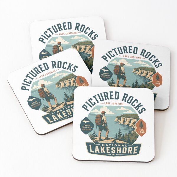 Item preview, Pictured Rocks National Lakeshore Lake Superior Upper Peninsula Michigan Hiking Traveler Explorer designed and sold by Simsimah26Parks.