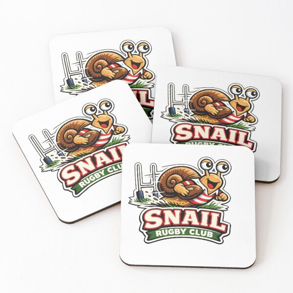 Item preview, Snail Rugby Club Retro Sports Mascot designed and sold by TheRealTaria.