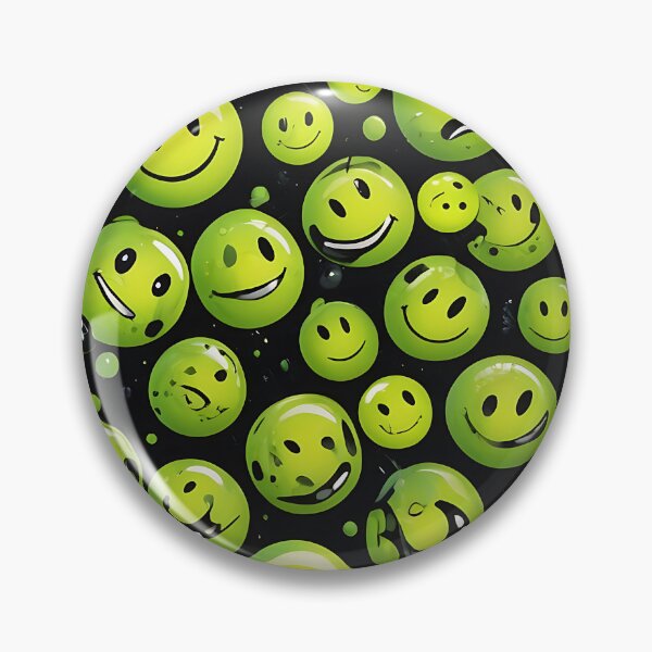 Item preview, Acid Techno Smiley Face Seamless designed and sold by  ZenRave Designs.
